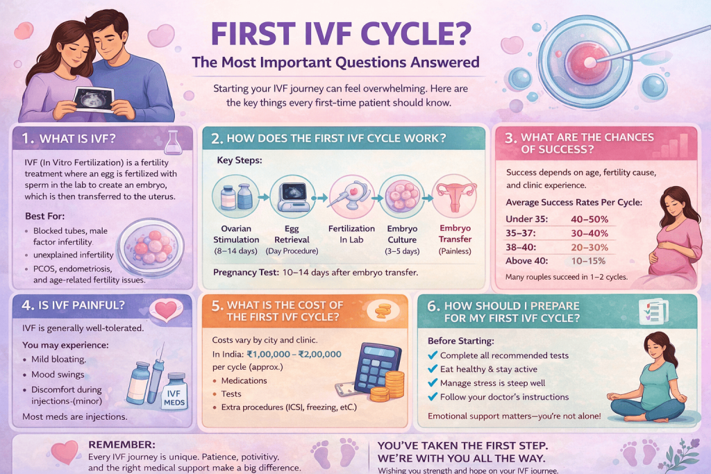 First IVF Cycle questions