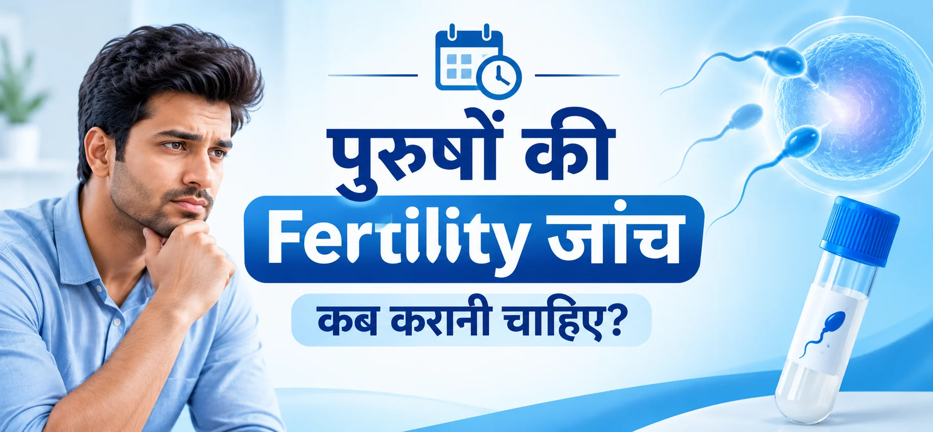 पुरुषों की Fertility जांच कब करानी चाहिए